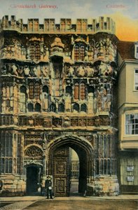 Christchurch Gateway, Canterbury, late 19th-early 20th century by Unbekannt