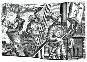 Christopher Columbus on Board His Ship, During His First Voyage to the West by Unbekannt