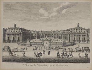 Château de Versailles in 1682 by Unbekannt