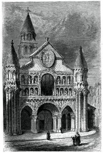 Church of Notre Dame de la Grande, Poitiers, France by Unbekannt
