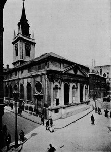 Church of St Lawrence, Jewry, City of London, 1910