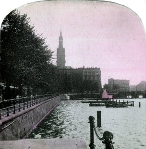 City Hall and the Alster, Hamburg, Germany