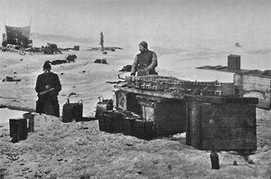 Cleaning the Accumulators Before Stowing Away by Unbekannt