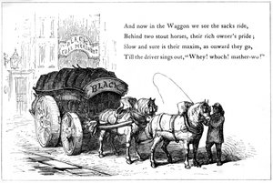 Coal Delivery Wagon, 1860 by Unbekannt