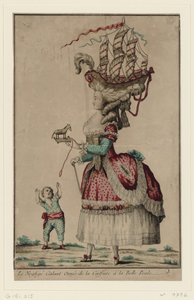 Coiffure à la Belle-Poule, 1778 by Unbekannt