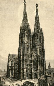 Cologne Cathedral, 1890 by Unbekannt