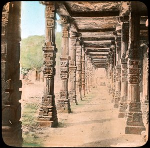Colonnade, Delhi, India, Late 19th or Early 20th Century