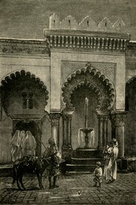 Colonnade of the Mosque of Djamaa-El-Kebir, Algiers