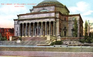 Columbia University Library, New York, USA, c1900s