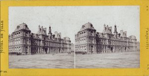 Commune of Paris (1871): view of the Town Hall by Unbekannt