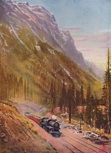 Connaught Tunnel, in the Selkirk Mountains. Canadian Pacific Railway
