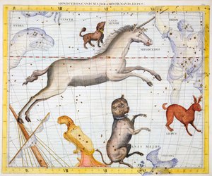 Constellations of Monoceros, Canis Major and Canis Minor