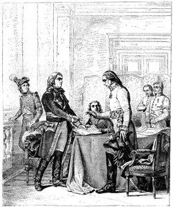 Convention after the Battle of Marengo, Italy, 15th June 1800 by Unbekannt
