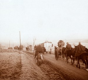 Convoy, Genicourt, Northern France by Unbekannt