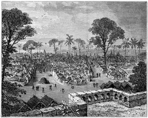 Coomassie, Ashanti War, Africa, 1900