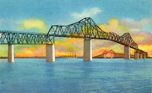Cooper River Bridge, Charleston, S.C., 1942 by Unbekannt