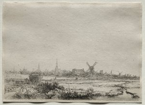 Copy of View of Amsterdam from the North West by Unbekannt