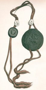 Cord III Roger Bigod, Earl of Norfolk, & Guy de Beauchamp, Earl of Warwick by Unbekannt