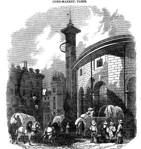 Corn-Market, Paris, 1836 by Unbekannt