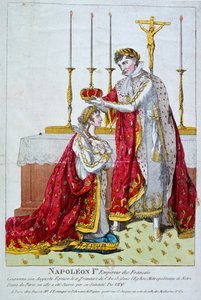 Coronation of the Empress Josephine, 2nd December 1804 by Unbekannt