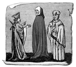Costume, 14th century by Unbekannt