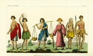 Costume of the inhabitants of Sennar