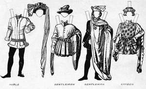 Costumes of Men and Women as Worn in the Period When Henry V Reigned by Unbekannt