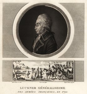 Count Nicolas Luckner, French Revolutionary general, executed in 1794 by Unbekannt