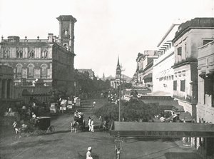 Court House Street, Calcutta, India, 1895 by Unbekannt