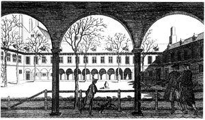 Courtyard of Gresham College, London by Unbekannt