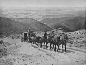 Crossing San Marcos Pass, California