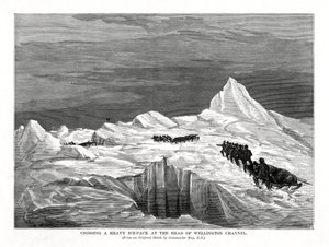 Crossing a Heavy Ice-Pack at the Head of Wellington Channel
