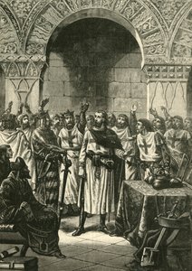 Crusaders Proclaiming Godfrey of Bouillon King of Jerusalem, 1890