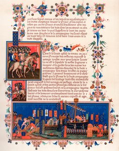 Crusaders embarking for the Holy Land by Unbekannt