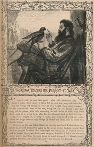 Crusoe Teaches His Parrot To Talk