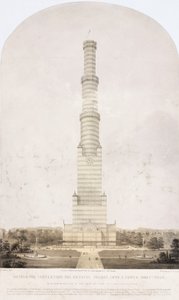 Design for Converting the Crystal Palace into a Tower 1000 Feet High