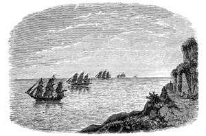 Curvature of the Earth, c1880