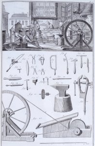 Cutlery-making by Unbekannt