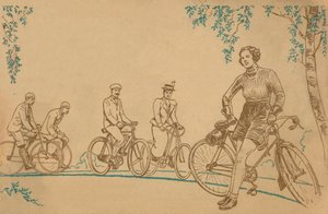 Cycling 1839-1939 front cover, 1939 by Unbekannt