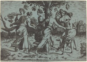 Dance of the Dryades by Unbekannt