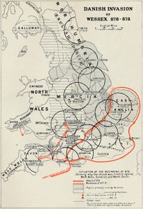 Danish Invasion of Wessex 876-878 by Unbekannt