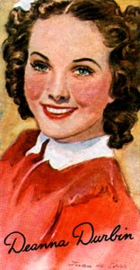Deanna Durbin, 1921-1999, Singer and Actress in Hollywood Films of the 1930s and 1940s, 20th Century by Unbekannt