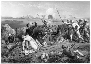 Death of Major Skene and his wife at Jhansi
