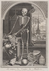 Death with Worldly Vanities, 1700-1720 by Unbekannt