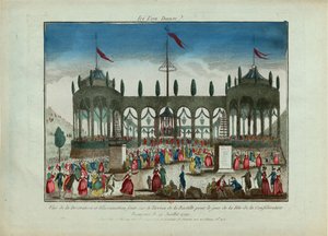 Decoration and Illumination of the Bastille for the Festival of the Federation on 14 July 1790 by Unbekannt