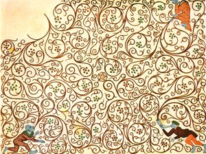 Decoration in Solna Church, near Stockholm, Sweden