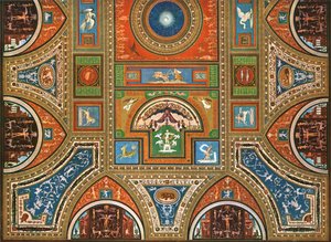 Decoration in the Borgia Apartments, Apostolic Palace, the Vatican, Rome, Italy, 1928 by Unbekannt