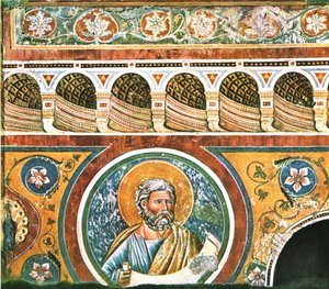 Decoration in the Church of Santa Maria Maggiore, Rome, Italy