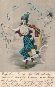 Decorative Female Golfer by Unbekannt