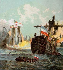 Defeat of the Dutch Fleet by Unbekannt